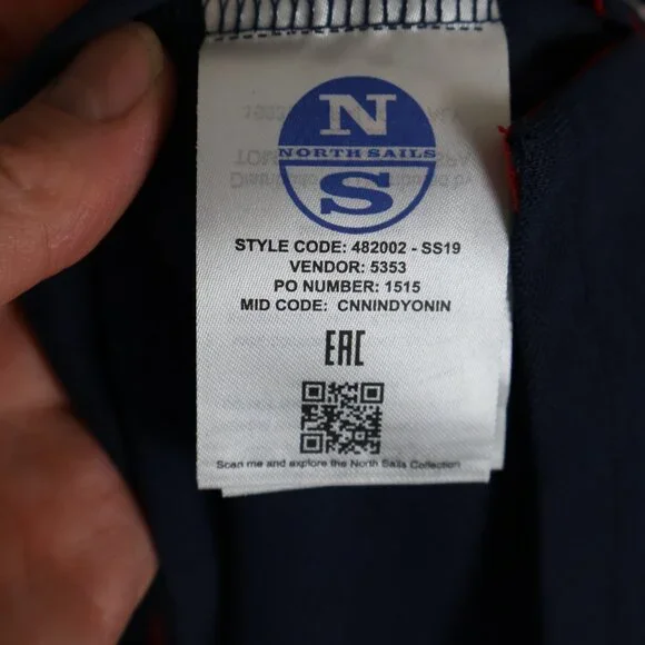 North Sails Barcolana 51 Regatta Polo Shirt Men 2XL Blue Sailing Limited Edition - Picture 10 of 15